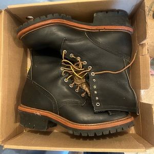 Men’s Red Wing work boots.